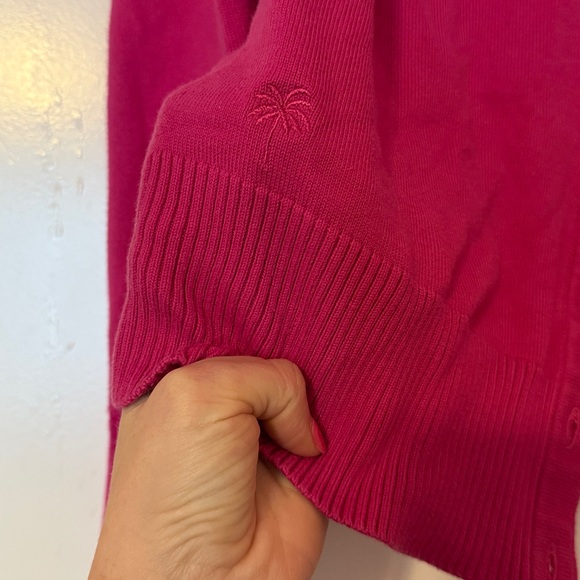 EUC Vintage Lilly Pulitzer Pink Cardigan Sweater - Picture 2 of 6